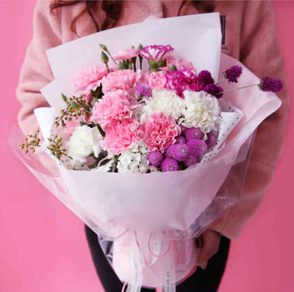 Bó hoa Cẩm Chướng hồng