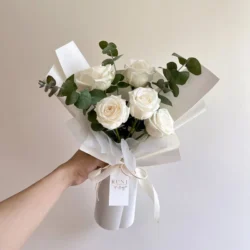 bó hoa hồng 5 bông