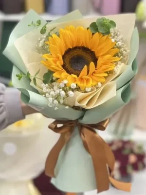 mẫu hoa hướng dương 1 bông