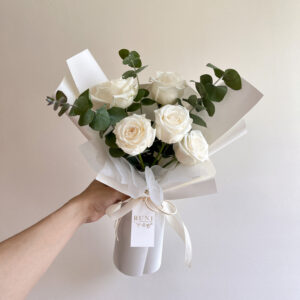 bó hoa hồng 5 bông