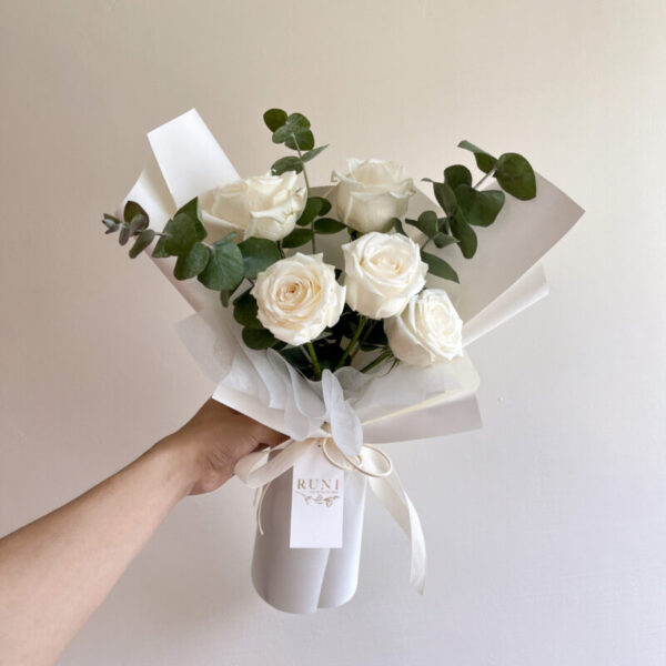 bó hoa hồng 5 bông