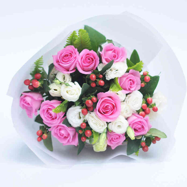 hoa hồng và cẩm chướng