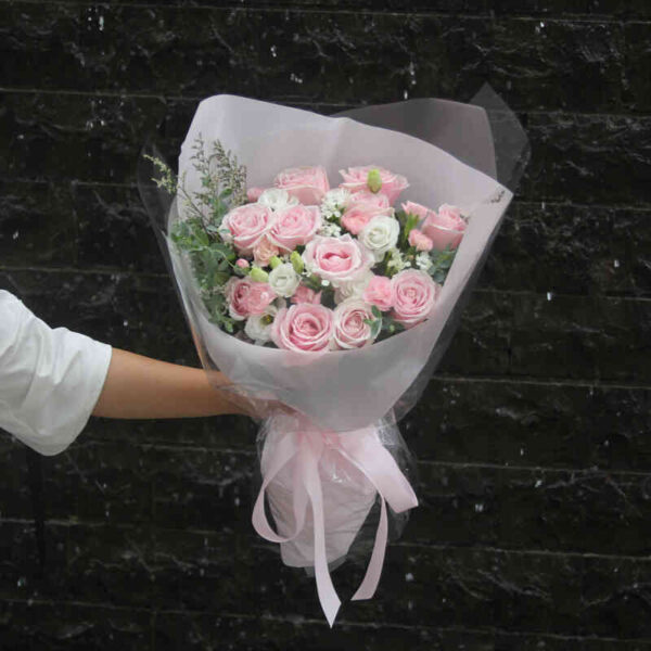 bó hoa hồng phấn tặng sinh nhật bó hoa hồng phấn tặng sinh nhật