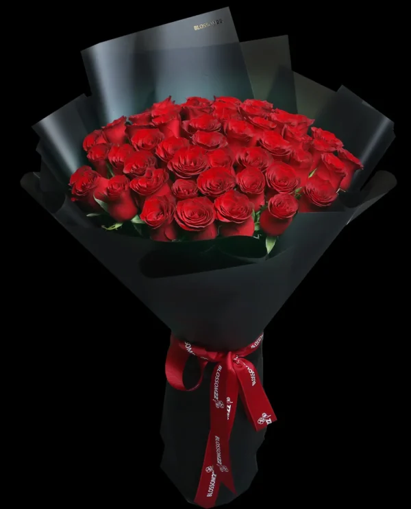 Bó hoa hồng ohara đỏ