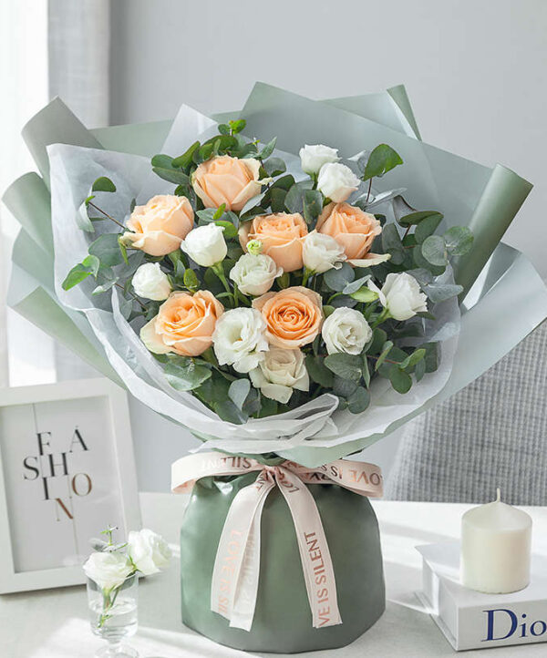 hoa hồng champagne