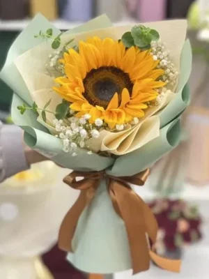 bó hoa hướng dương 1 bông