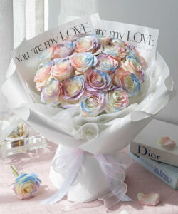Bó hoa 19 bông hồng Aurora Rose