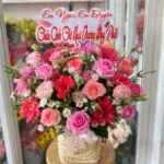 Lẵng hoa khai trương 700k