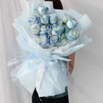 30+ mẫu bó hoa hồng xanh đẹp tại 7f garden