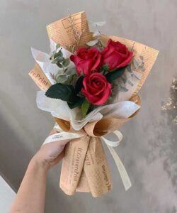 Bó hoa hồng 200k