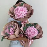 Mẫu bó hoa cẩm tú cầu hồng đẹp