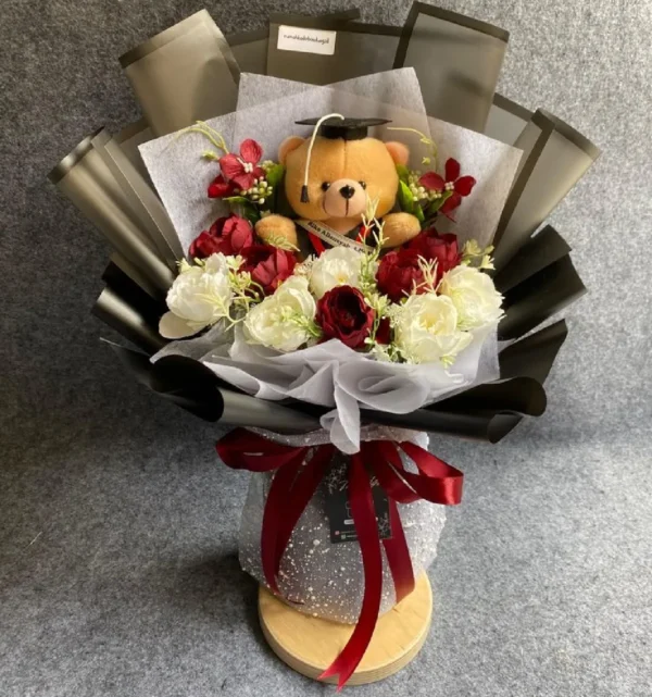 Mua bó hoa gấu bông Tphcm