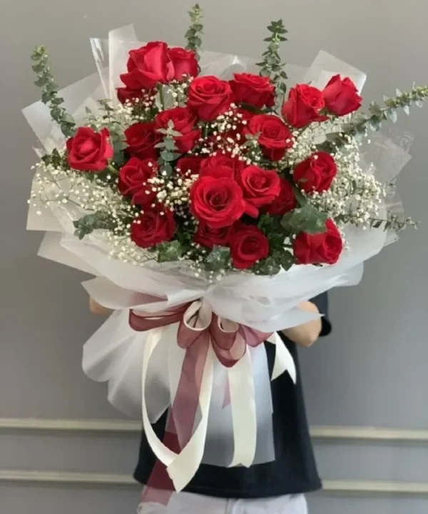 bó hoa hồng 20 bông bó hoa hồng 20 bông