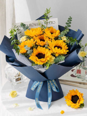 bó hoa hương dương 6 bông tặng sinh nhật