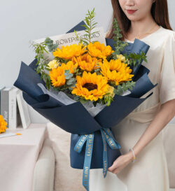 bó hoa hướng dương 6 cành