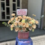 Giỏ hoa đồng tiền khai trương