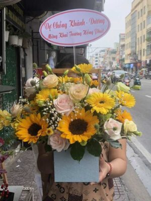 gio hoa khai truong 300k giỏ hoa khai trương 300k