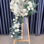 Mẫu hoa chia buồn hoa cúc trắng đám tang