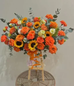 kệ hoa chúc mừng