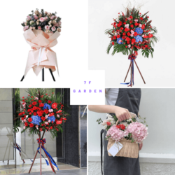 lẵng hoa khai trương 500k