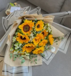 mua bó hoa hướng dương 7 bông tphcm