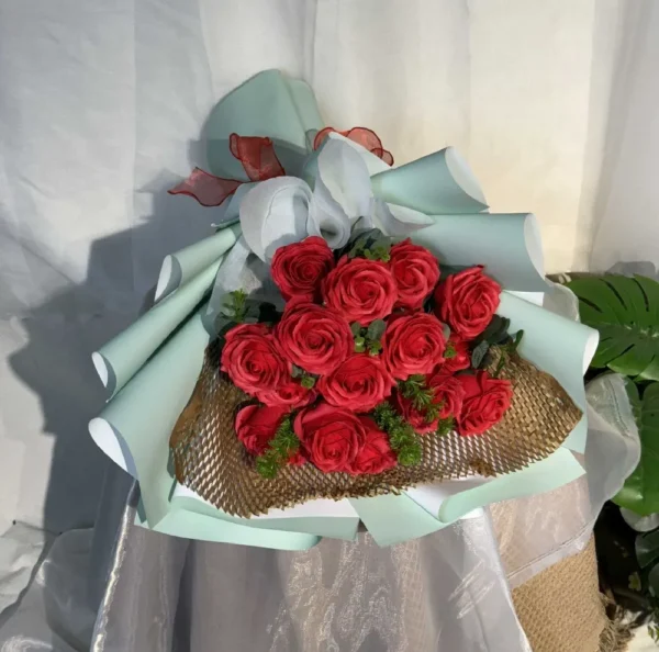 hoa sáp màu đỏ đẹp