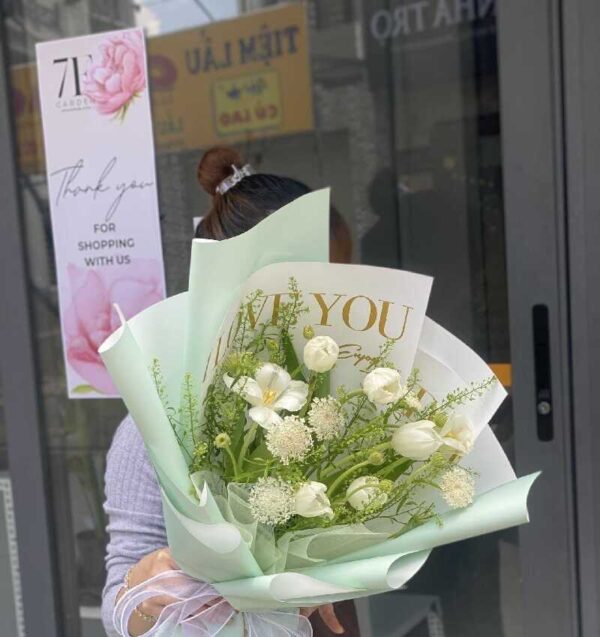 bó hoa tulip đẹp