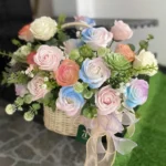 Giỏ hoa sáp khai trương tại tphcm