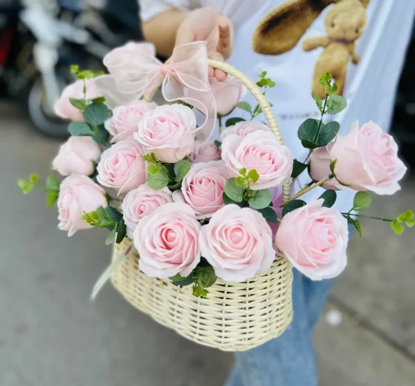 giỏ hoa sáp (2)_2 giá giỏ hoa sáp