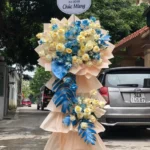 Hoa chúc mừng khai trương ngân hàng