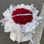 Bó hoa sáp nhũ kim tuyến 30 bông