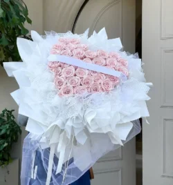 Bó hoa sáp hình trái tim từ 66 bông - 99 bông | 7F Garden