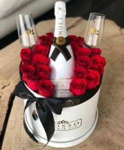 đặt hoa và rượu chúc mừng sinh nhật - 7f garden