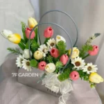 giỏ hoa sáp mừng khai trương