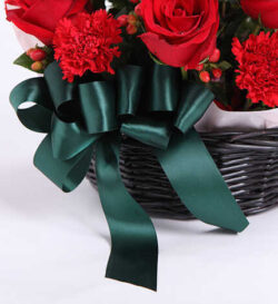 mẫu giỏ hoa hồng đỏ đẹp nhất