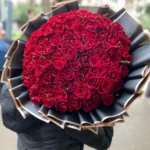 Bó hoa hồng 100 bông