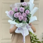bó hoa hồng 12 bông