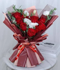 hoa hồng bó trần