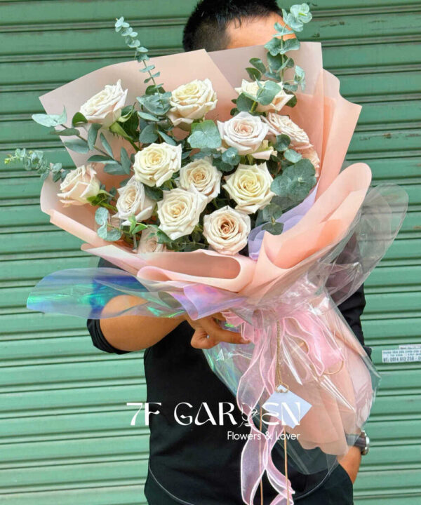 bo-hoa-hong-tim-khoi bó hoa hồng tím khói