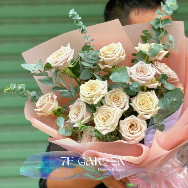 mẫu bó hoa hồng 11 bông