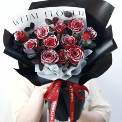 bó hoa hồng ngoại