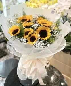 Bó hoa hướng dương 10 bông