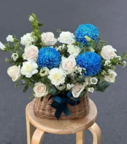 giỏ hoa tươi đẹp tại shop hoa 7f garden