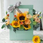 giỏ hoa hướng dương tặng sinh nhật