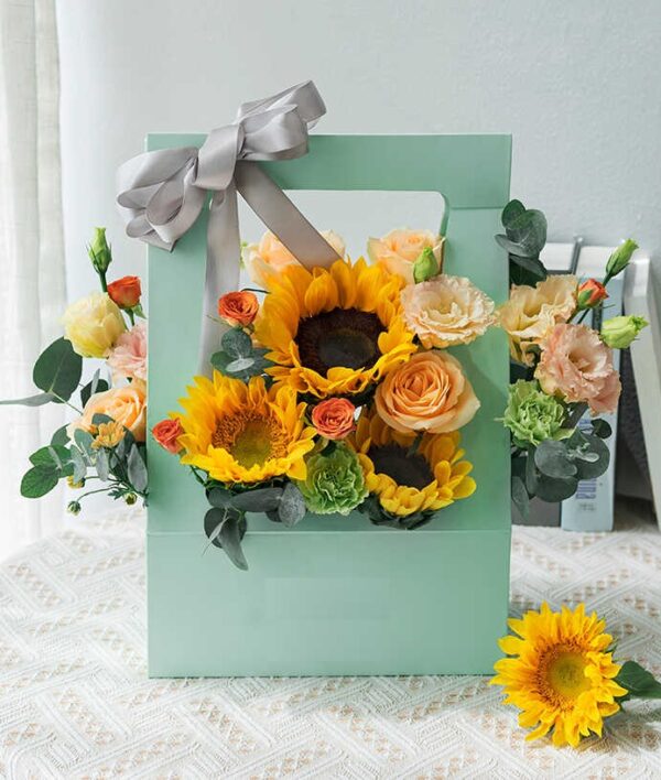 giỏ hoa hướng dương tặng sinh nhật (2) giỏ hoa hướng dương tặng sinh nhật