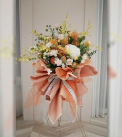 hoa chúc mừng khai giảng