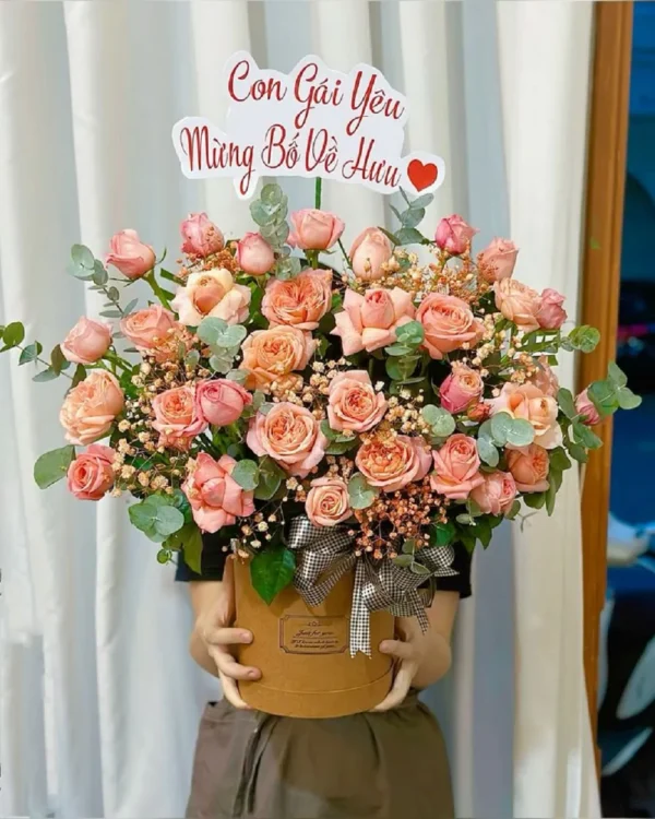 Hoa chúc mừng nghỉ hưu - Ảnh 2