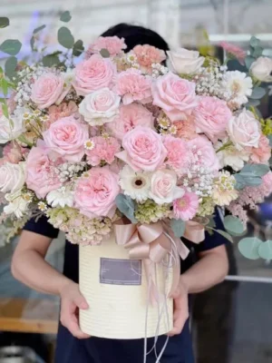 hoa chúc mừng sinh nhật công ty