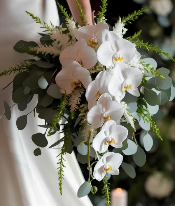 Hoa lan cưới cầm tay - Ảnh 4