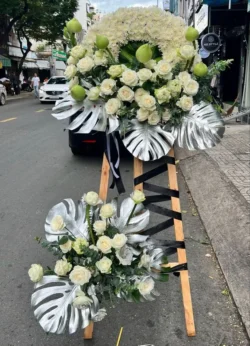 Đặt vòng hoa đám tang quận 1 - giao hoa nhanh, giá rẻ nhất